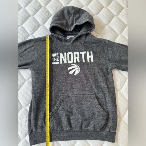 NBA Raptors We The North Youth Dark Grey Hoodie Hooded Sweatshirt - Picture 7 of 9